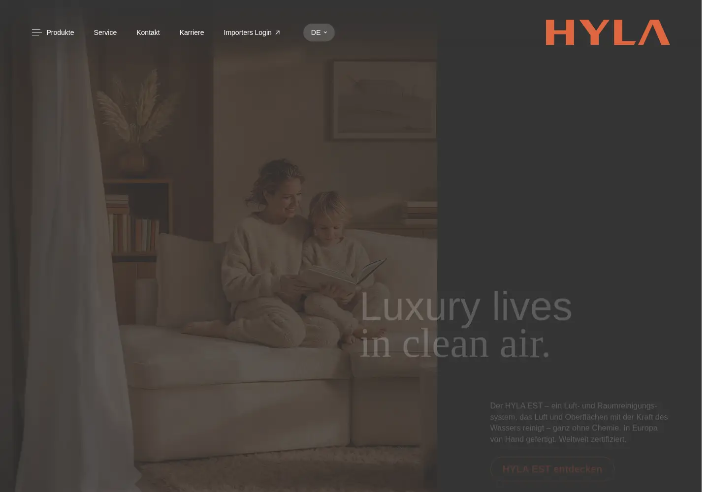Screenshot of hyla.com