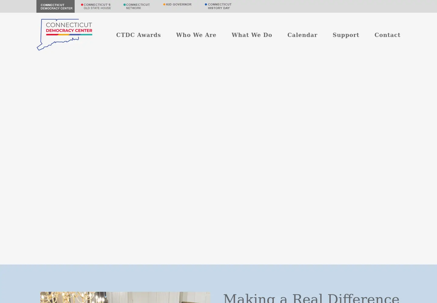 Screenshot of ctdemocracycenter.org