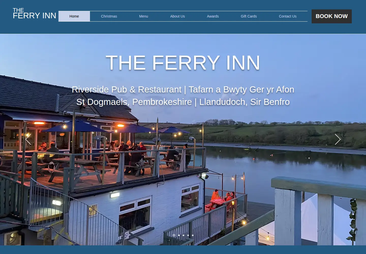 Screenshot of theferryinn.co.uk