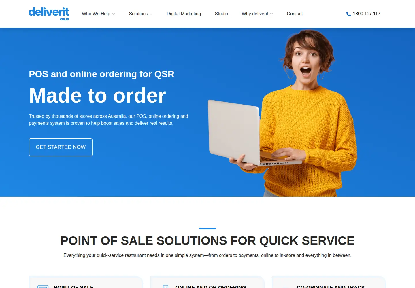 Screenshot of deliverit.com.au
