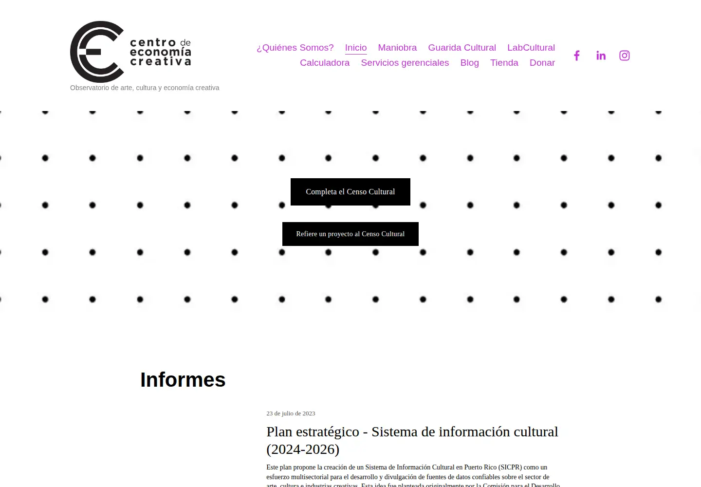 Screenshot of labcultural.com