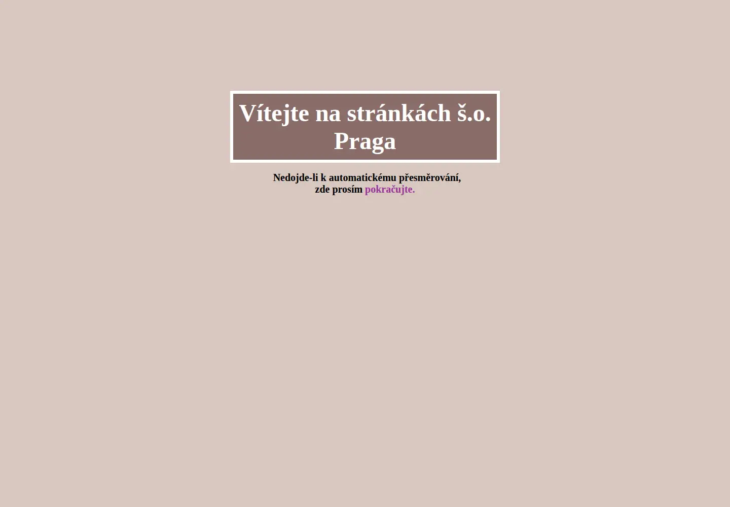 Captured homepage of chesspraga.cz in the current scan