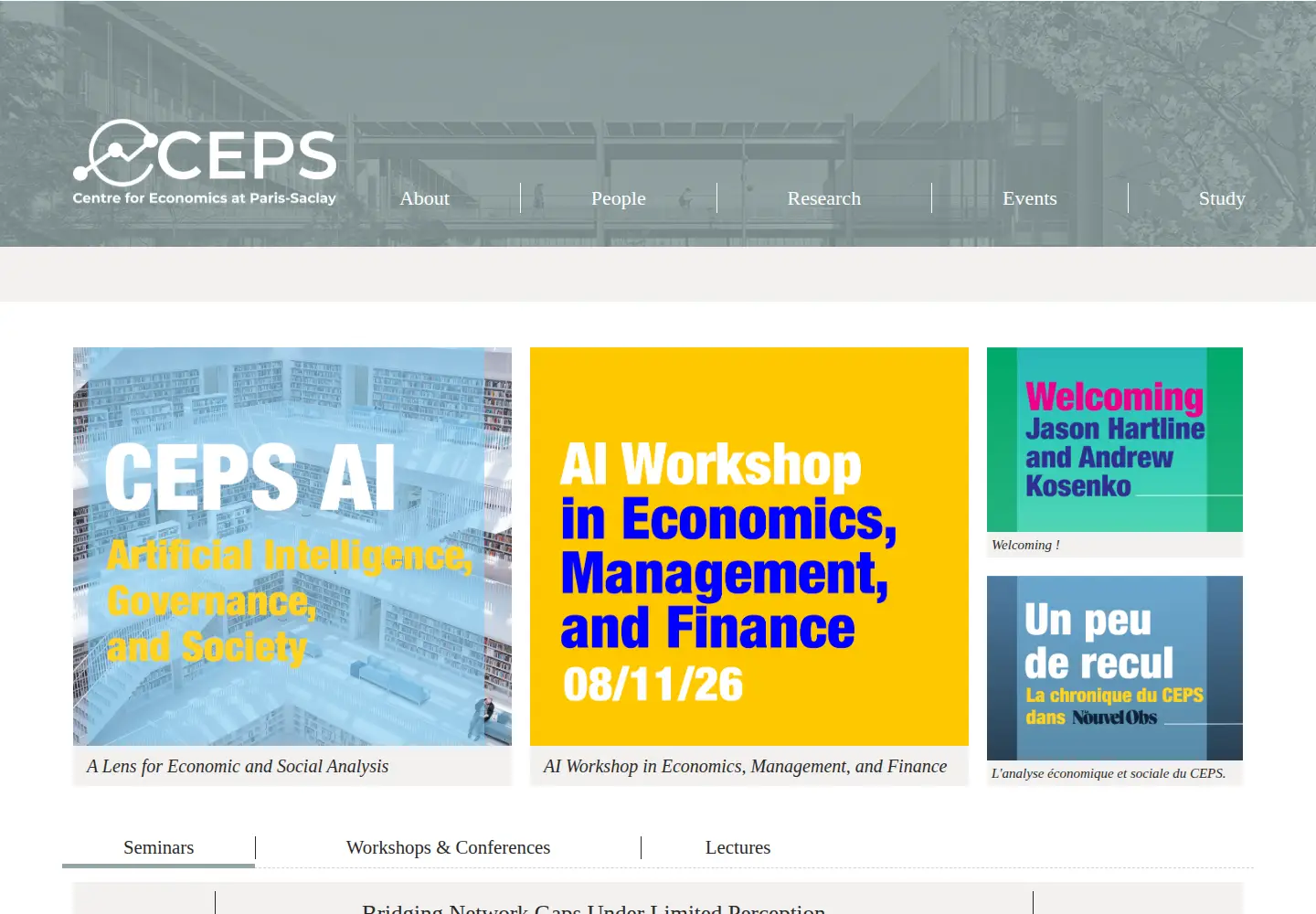 Screenshot of ceps-paris-saclay.fr