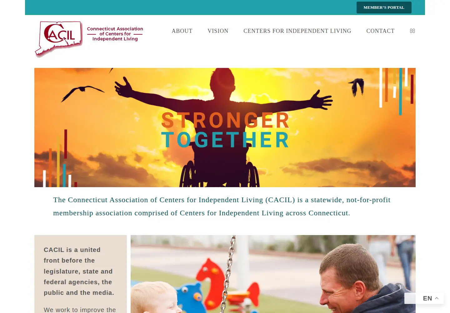Screenshot of cacil.net