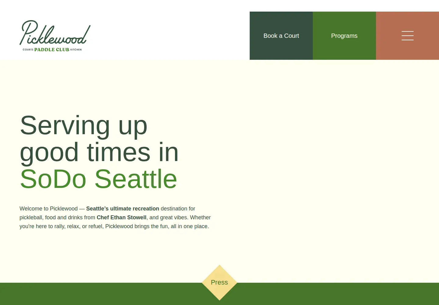 Screenshot of picklewood.net