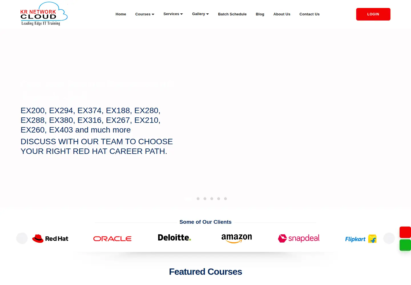 Captured homepage of krnetworkcloud.org in the current scan