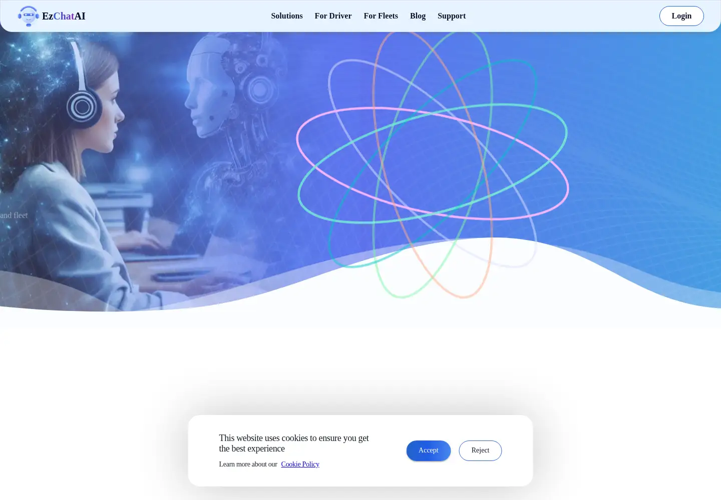 Screenshot of ezchatai.com
