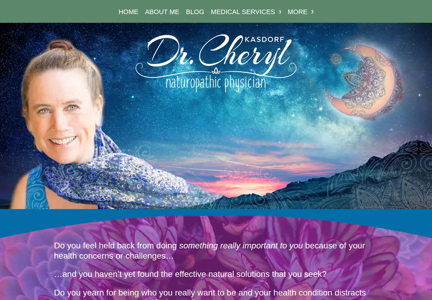 Screenshot of drcherylkasdorf.com