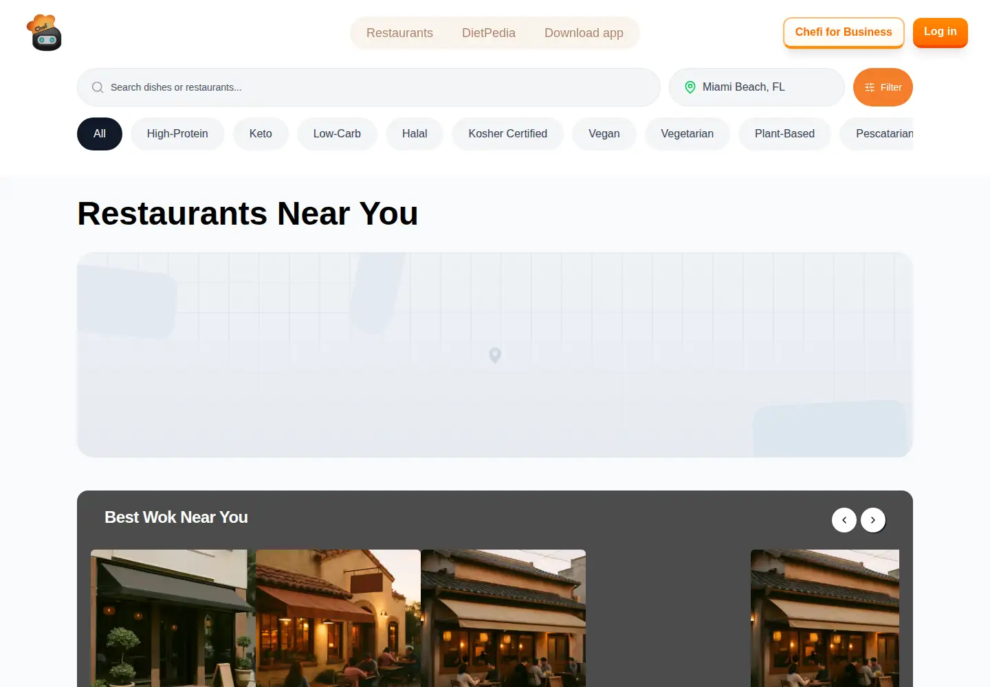 Screenshot of chefi.biz