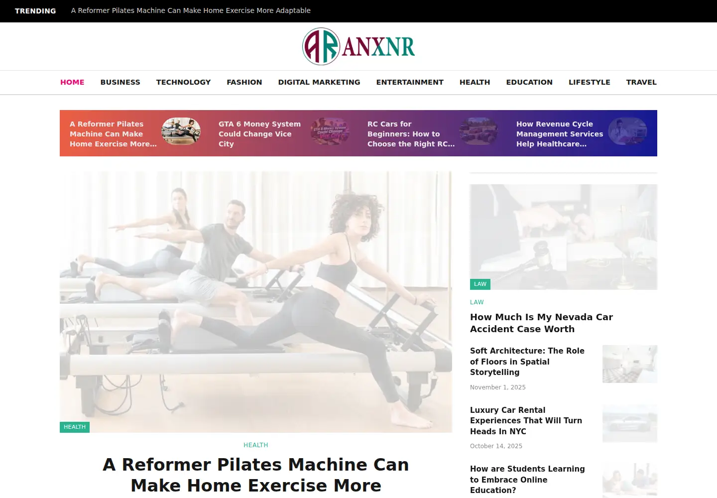 Screenshot of anxnr.com