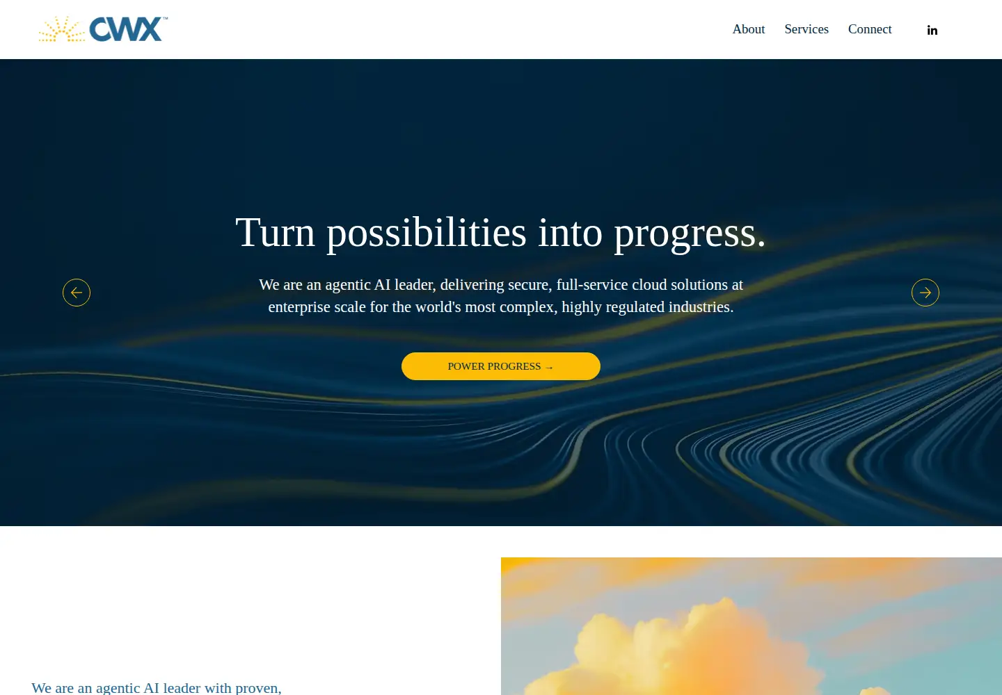 Captured homepage of cloudwerx.tech in the current scan