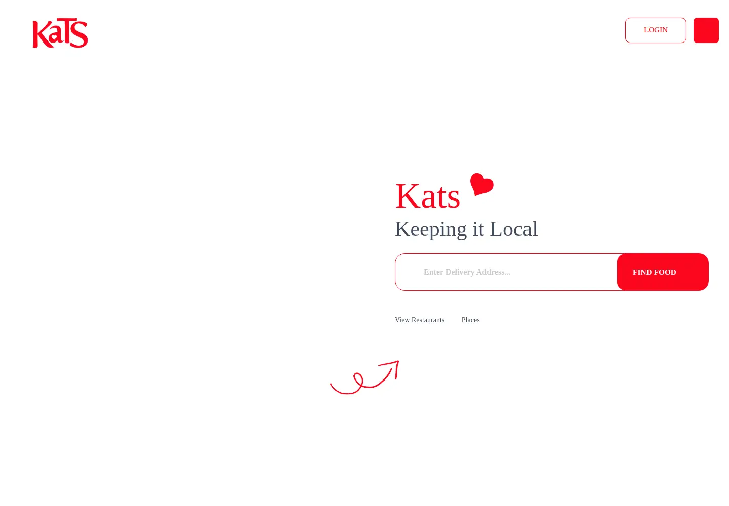 Captured homepage of katsdelivery.com in the current scan