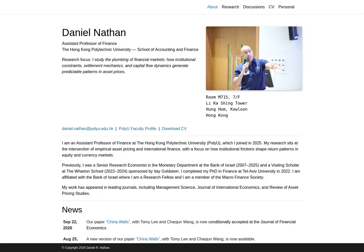 Screenshot of danielrnathan.com