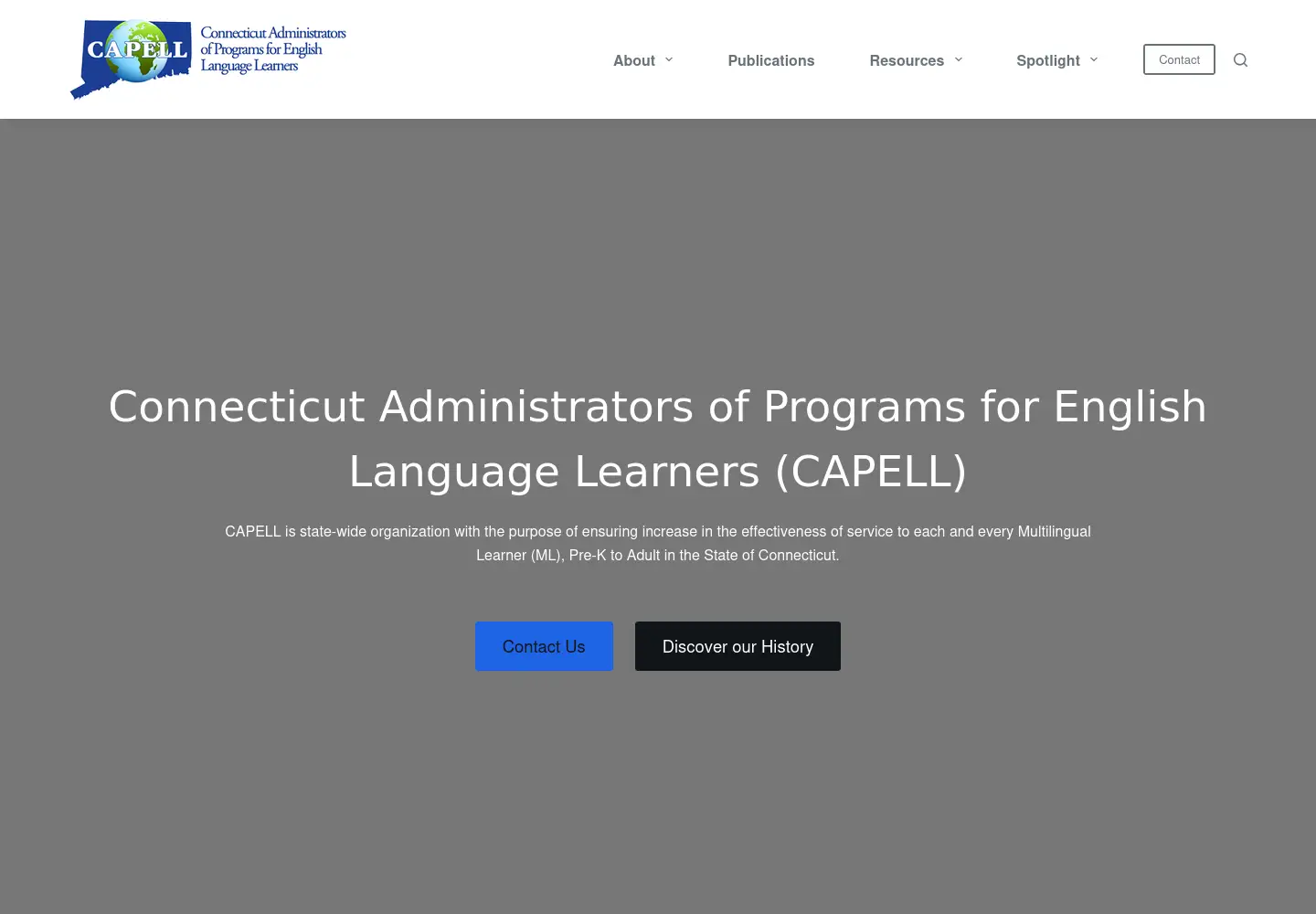 Screenshot of capellct.org