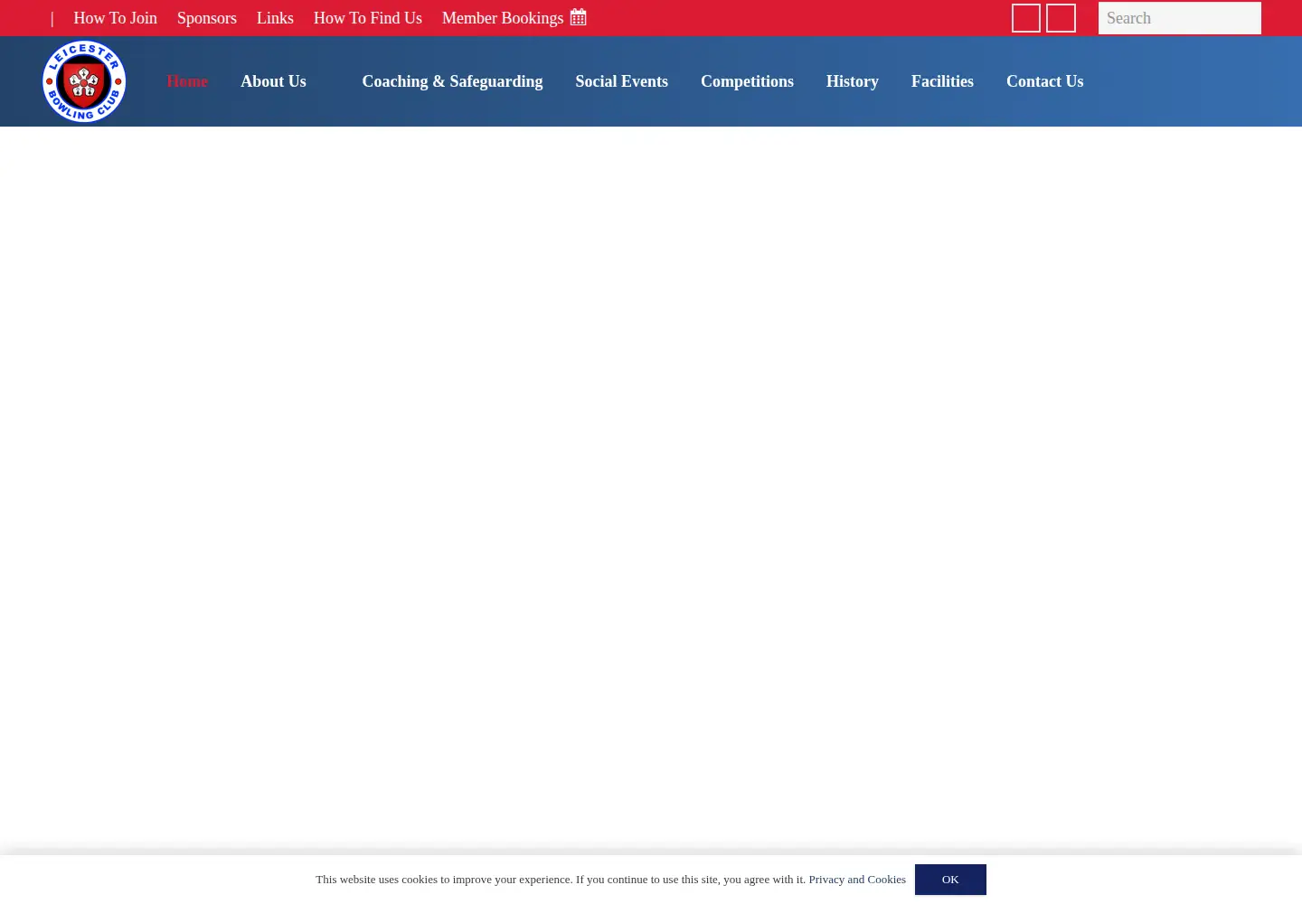 Screenshot of leicesterbowlingclub.co.uk