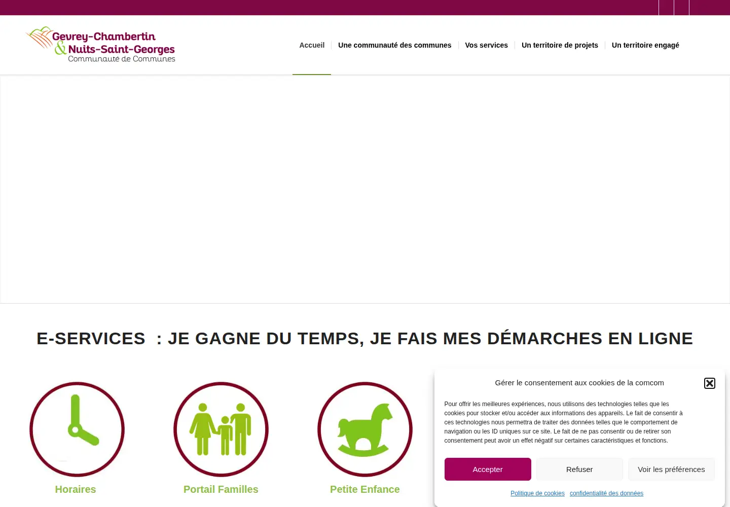 Captured homepage of ccgevrey-chambertin-et-nuits-saint-georges.com in the current scan