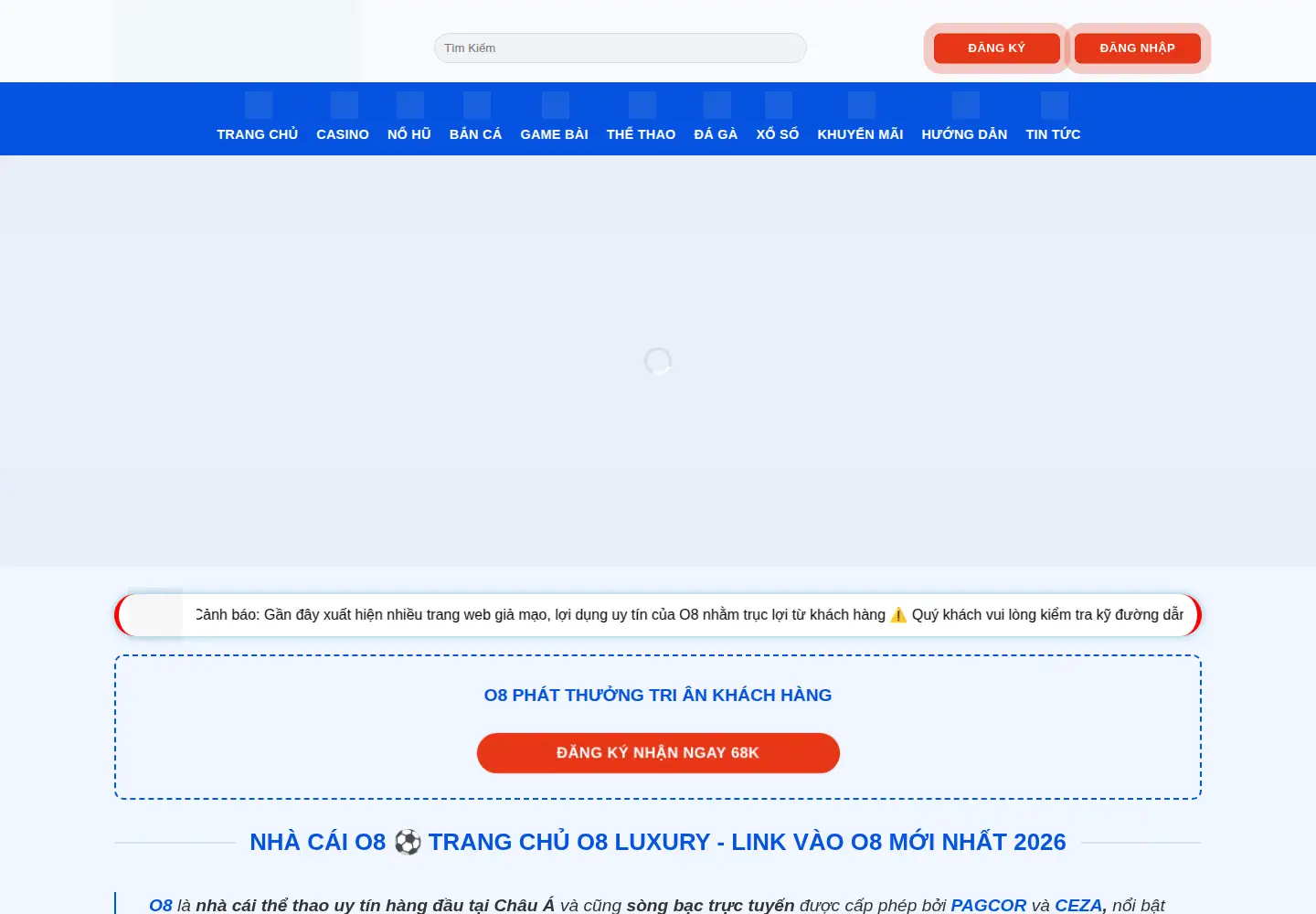 Screenshot of o8world.com