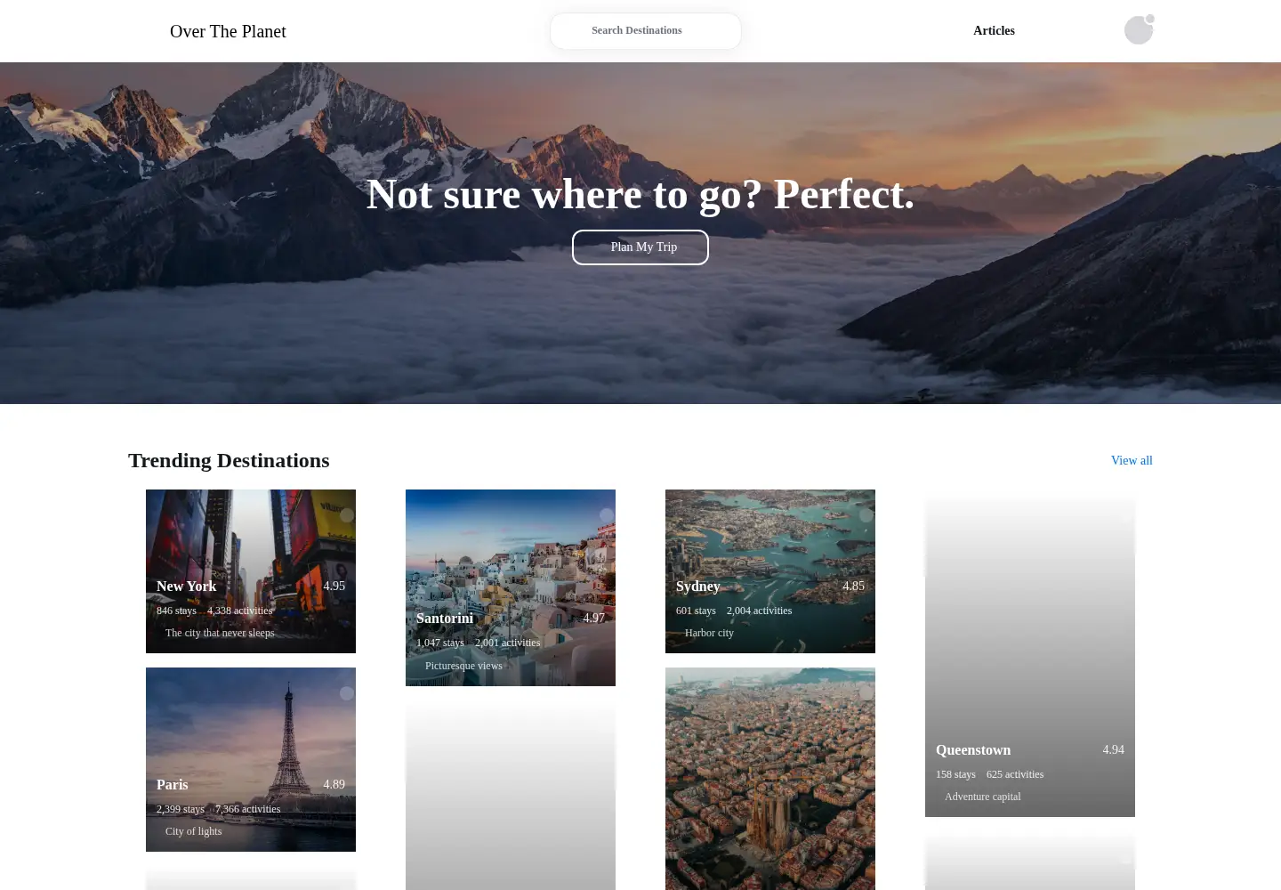 Screenshot of overtheplanet.com