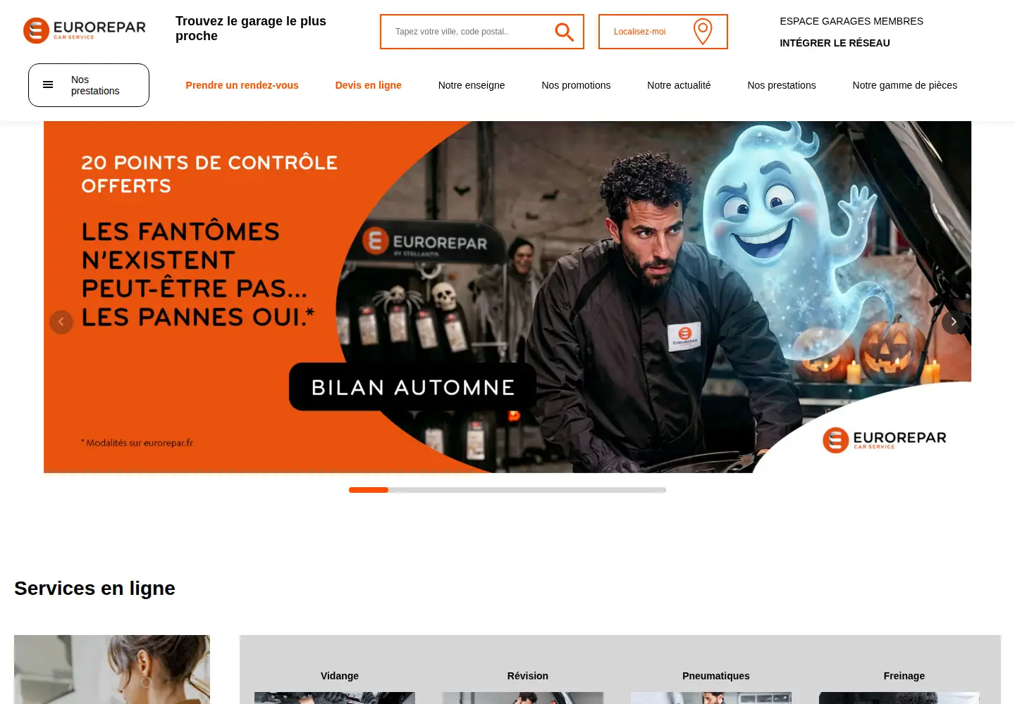 Screenshot of eurorepar.fr