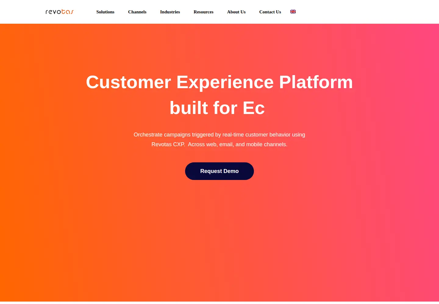 Screenshot of revotas.com