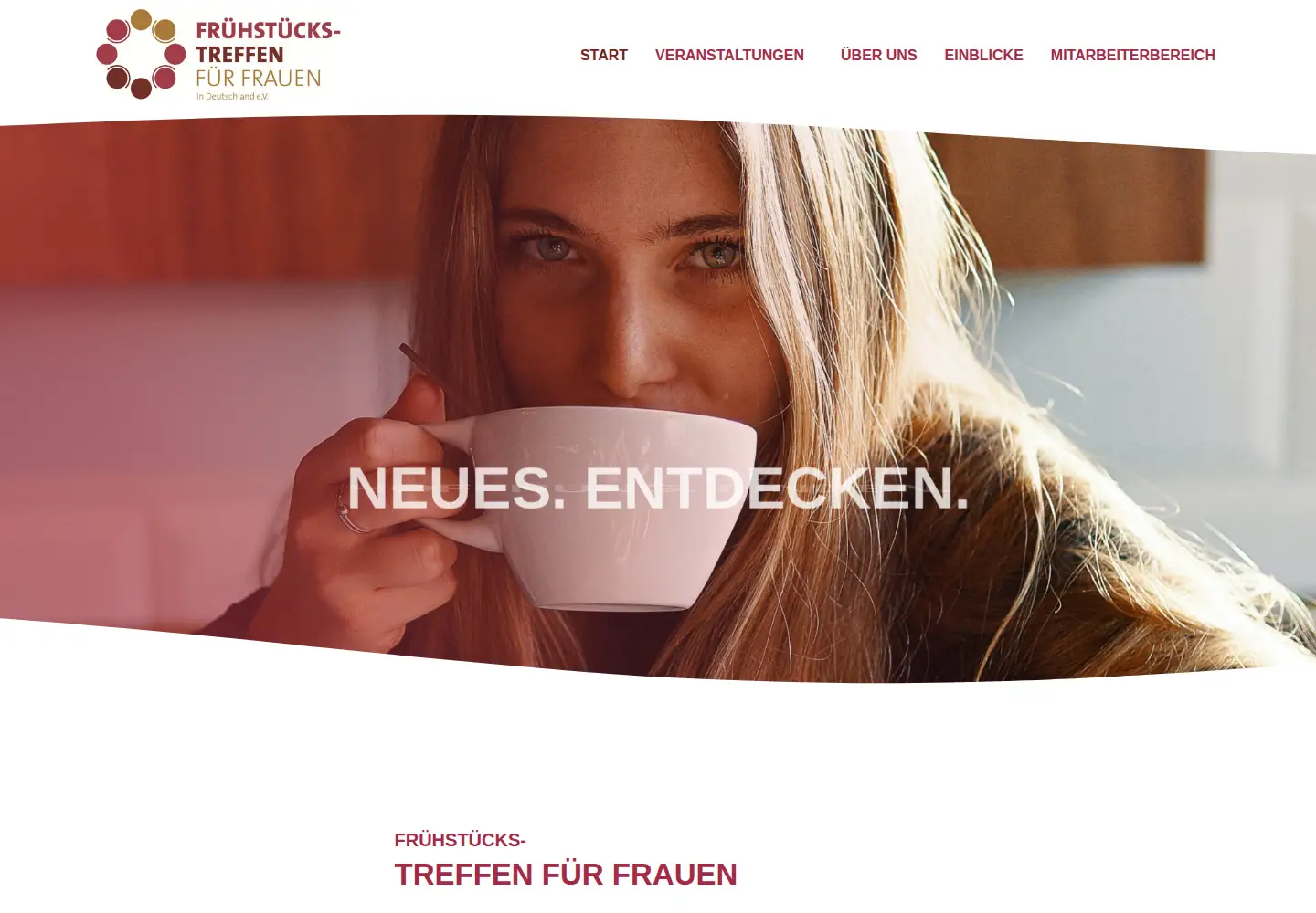 Screenshot of fruehstueckstreffen.de
