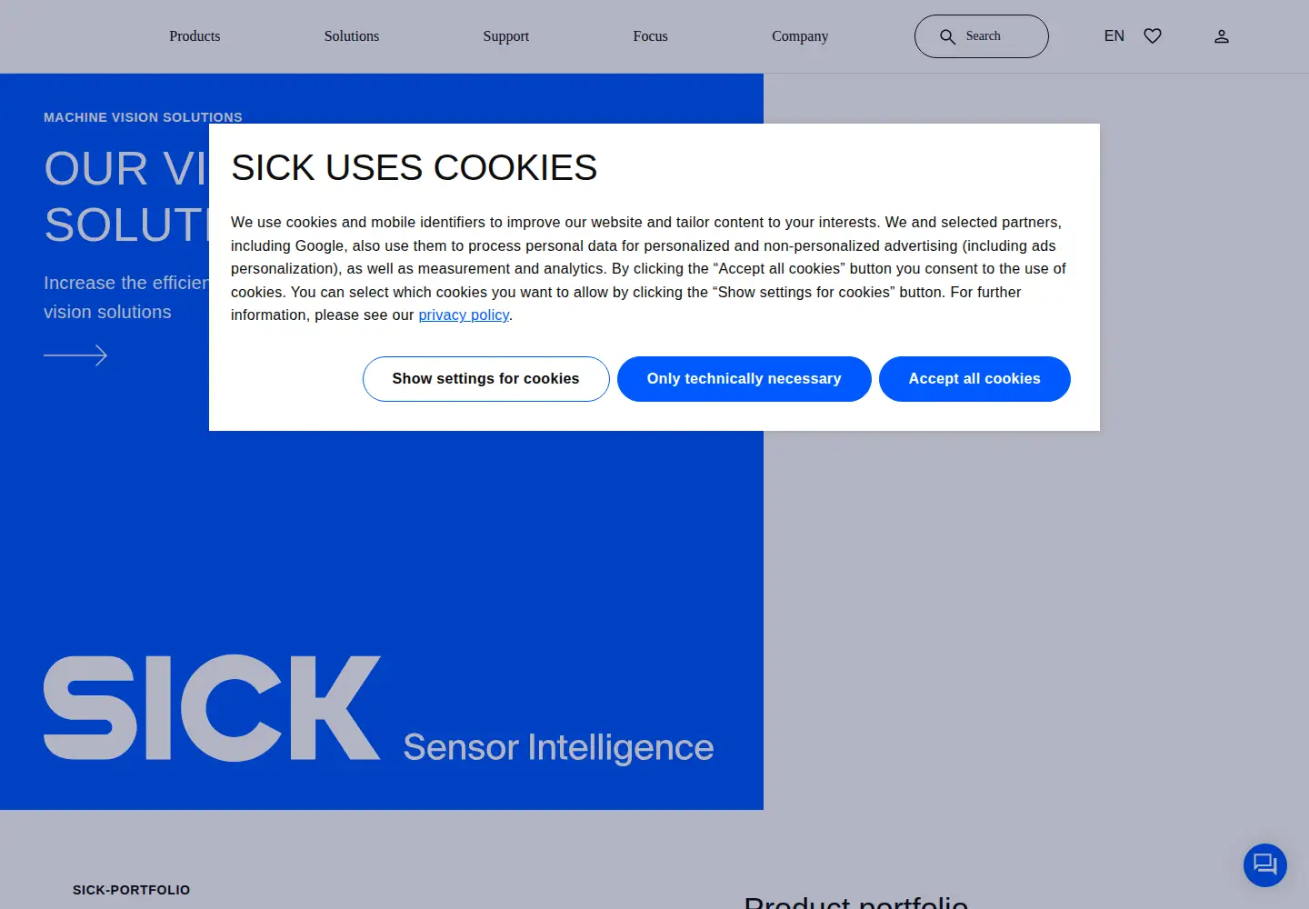 Screenshot of sickusa.com