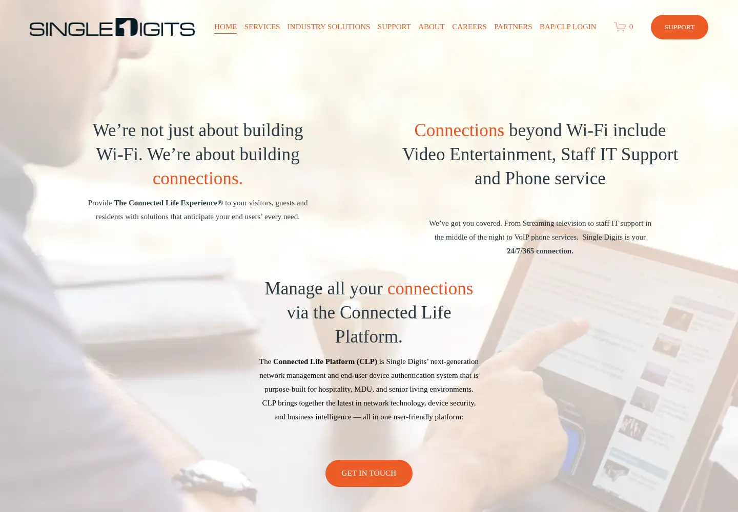 Screenshot of singledigits.com