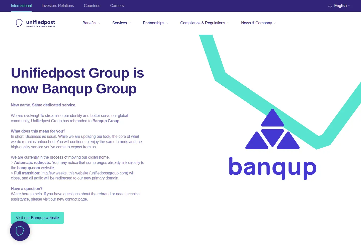 Screenshot of unifiedpost.com