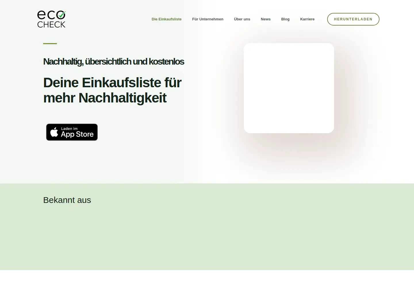 Screenshot of ecocheck.app
