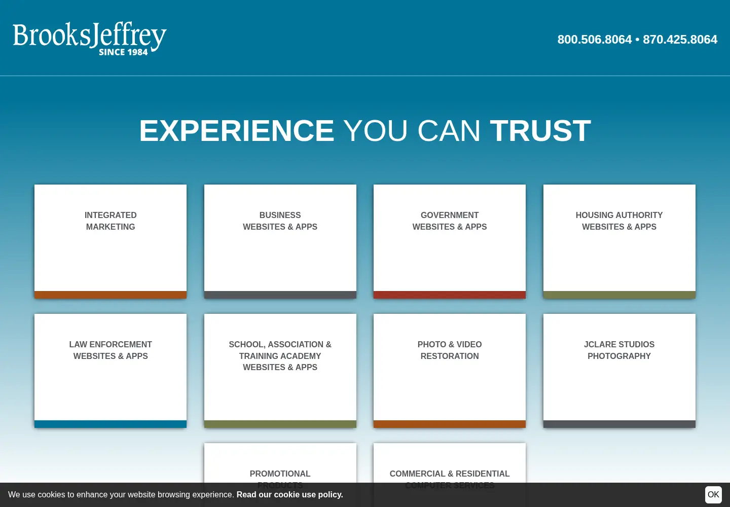 Screenshot of brooksjeffrey.com