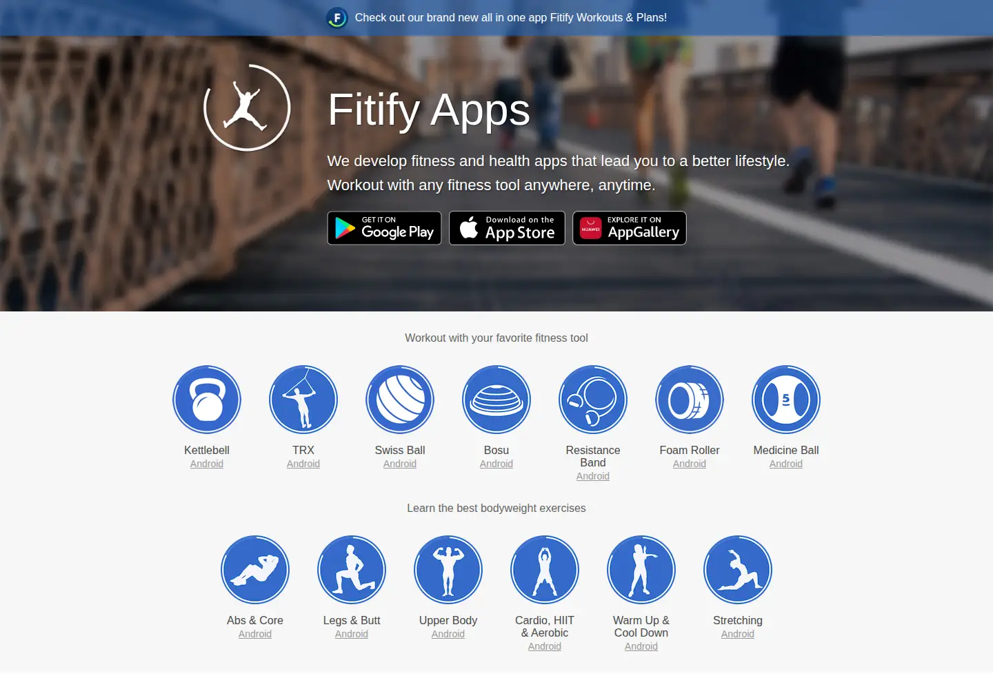 Screenshot of fitifyapps.com