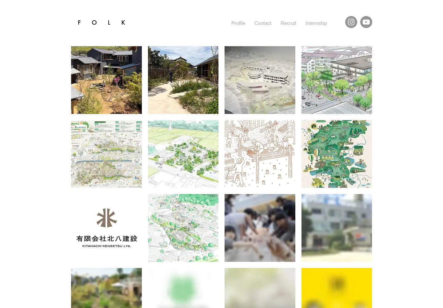 Captured homepage of f-o-l-k.jp in the current scan