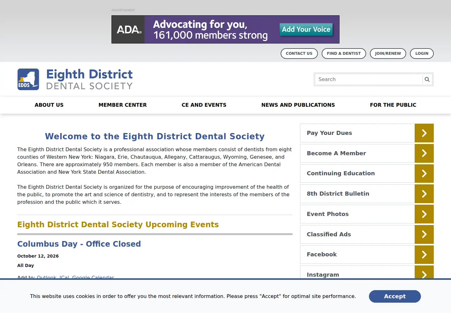 Screenshot of 8ddsny.org