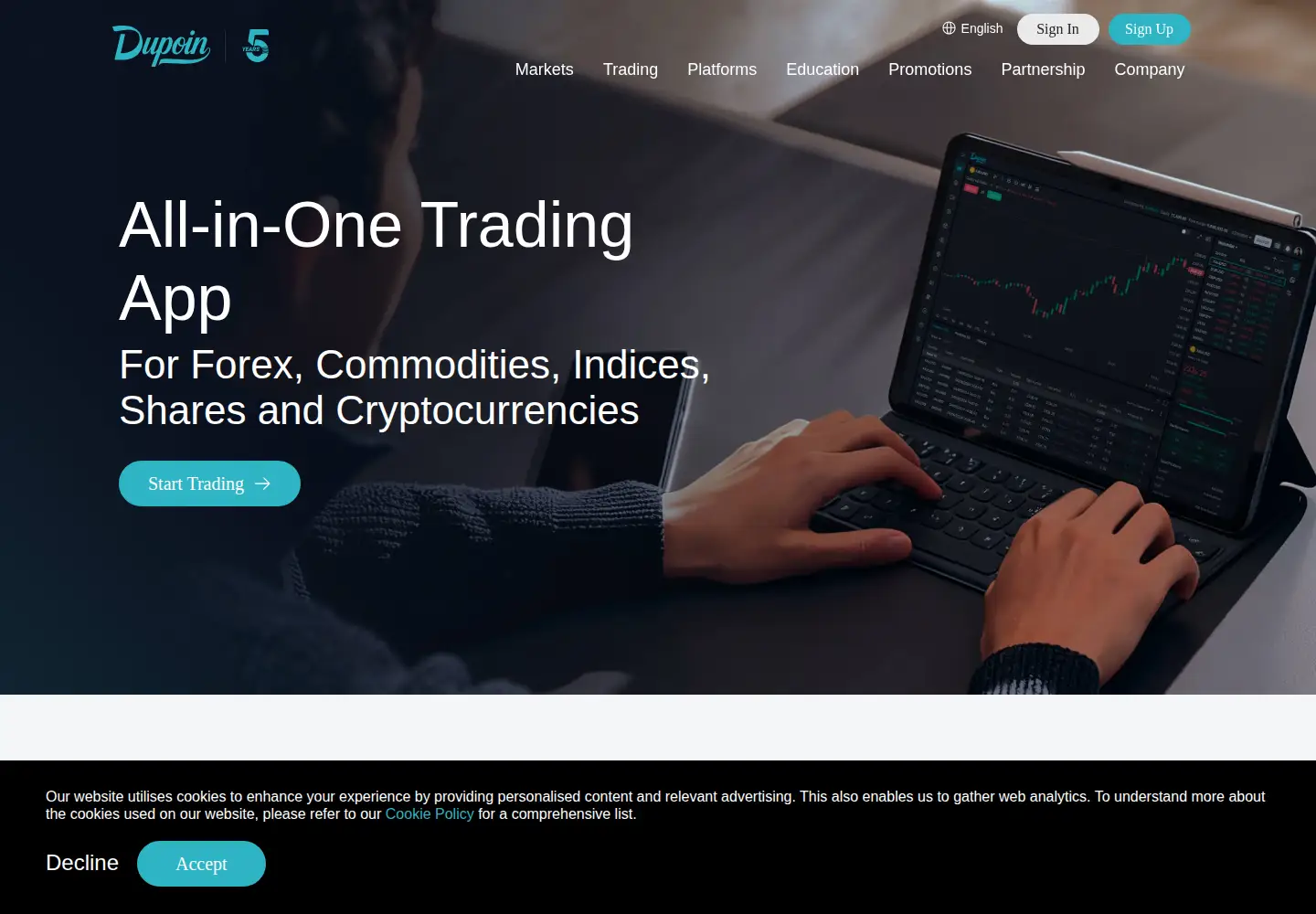 Screenshot of dupoin.com
