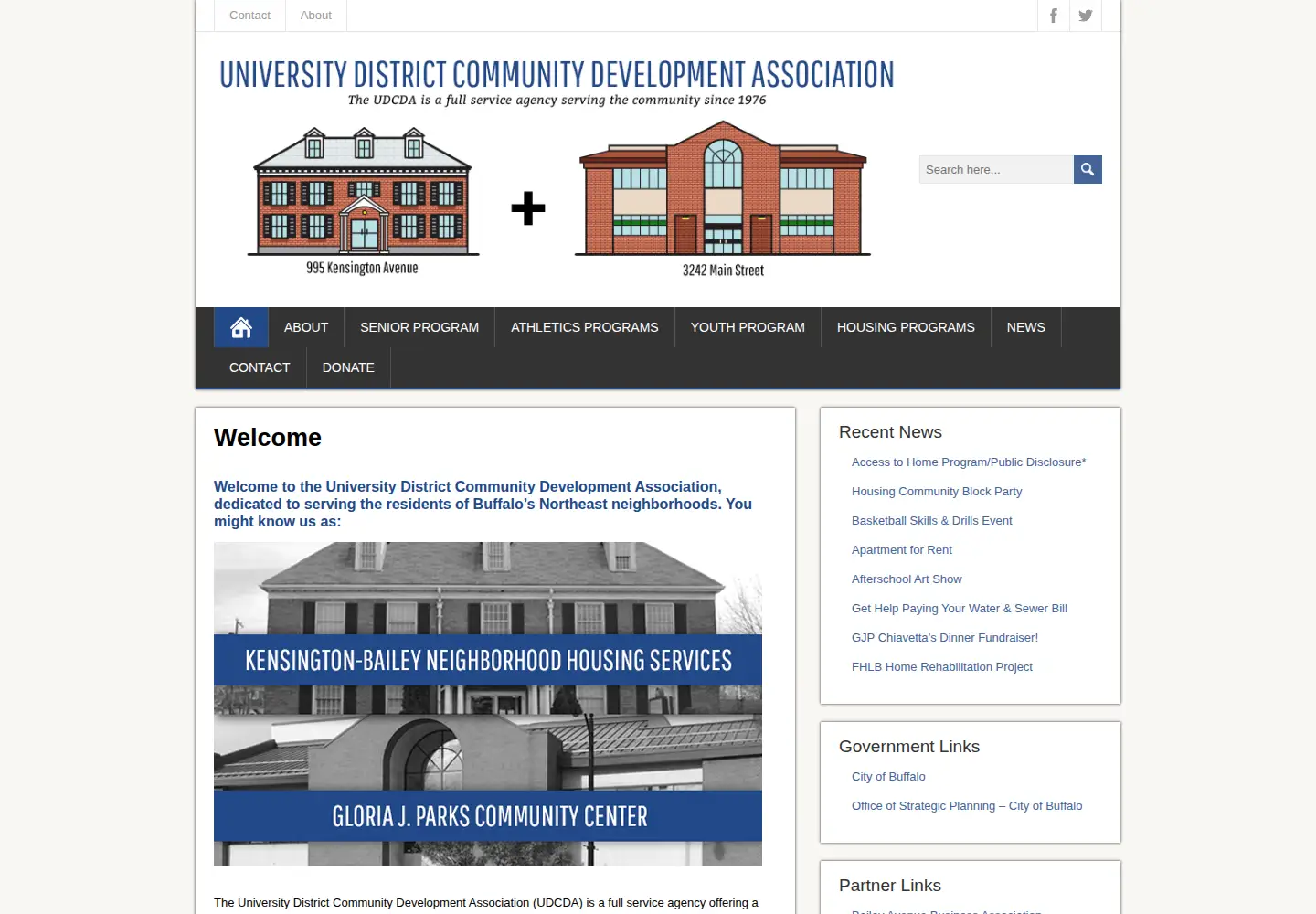 Screenshot of udcda.org