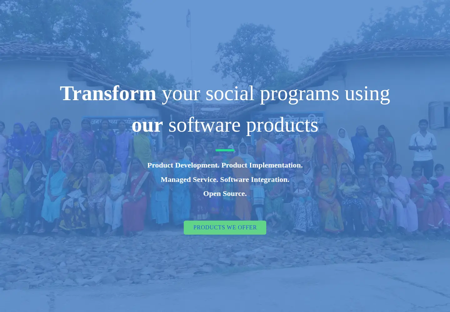 Captured homepage of samanvayfoundation.org in the current scan