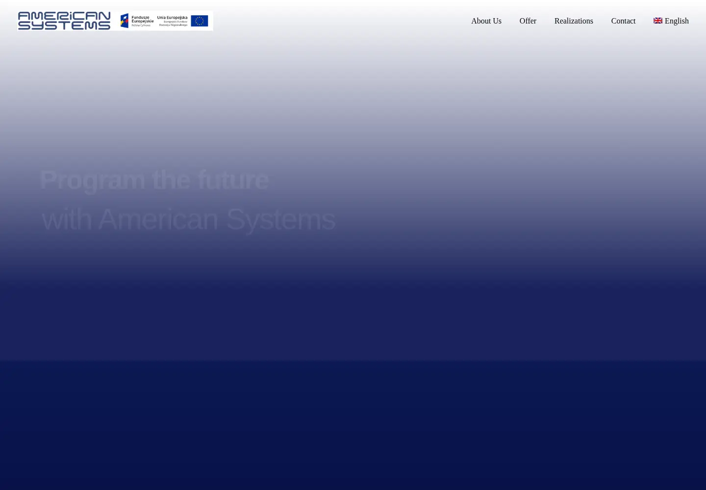 Captured homepage of american-systems.pl in the current scan