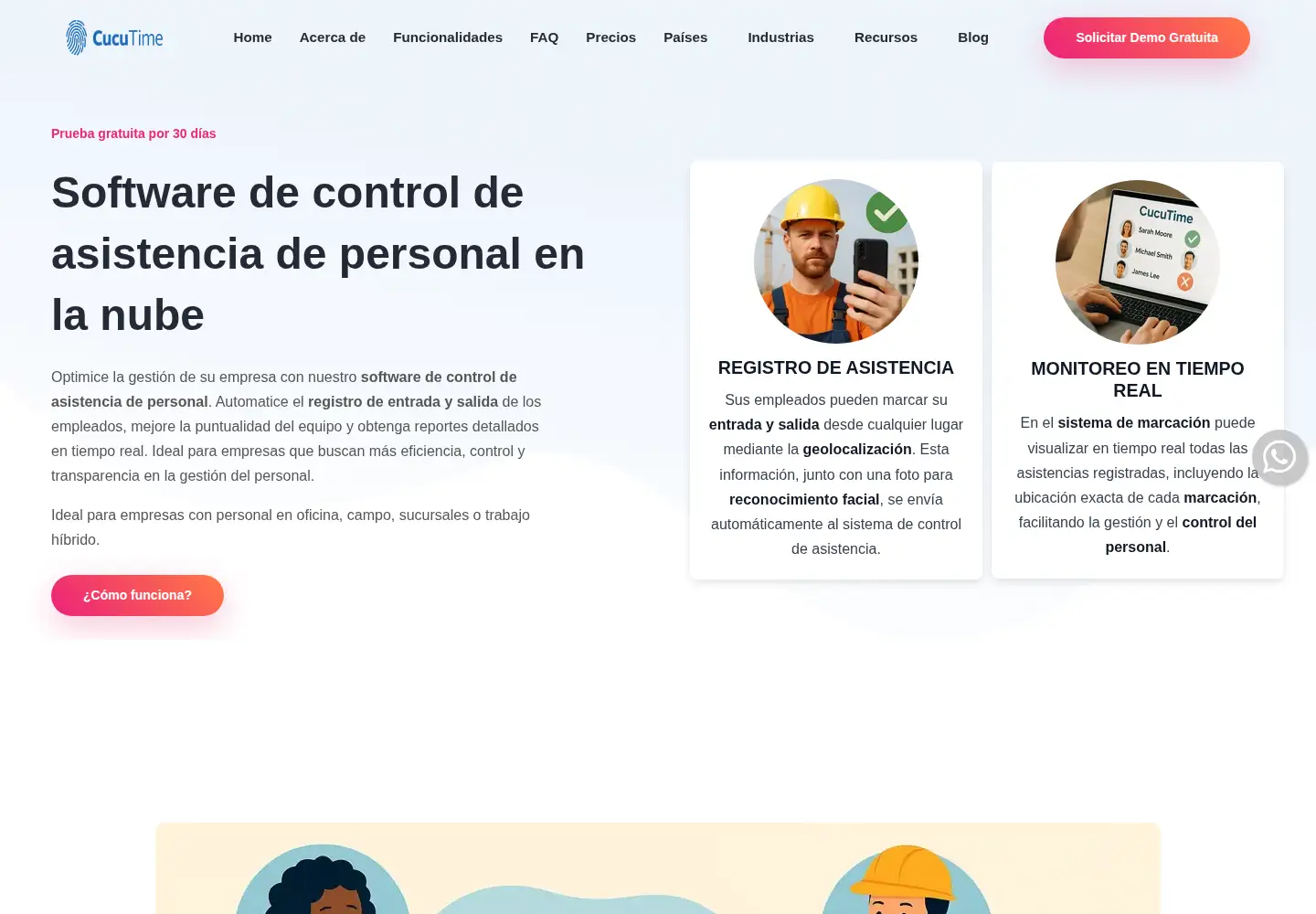 Screenshot of cucutime.com