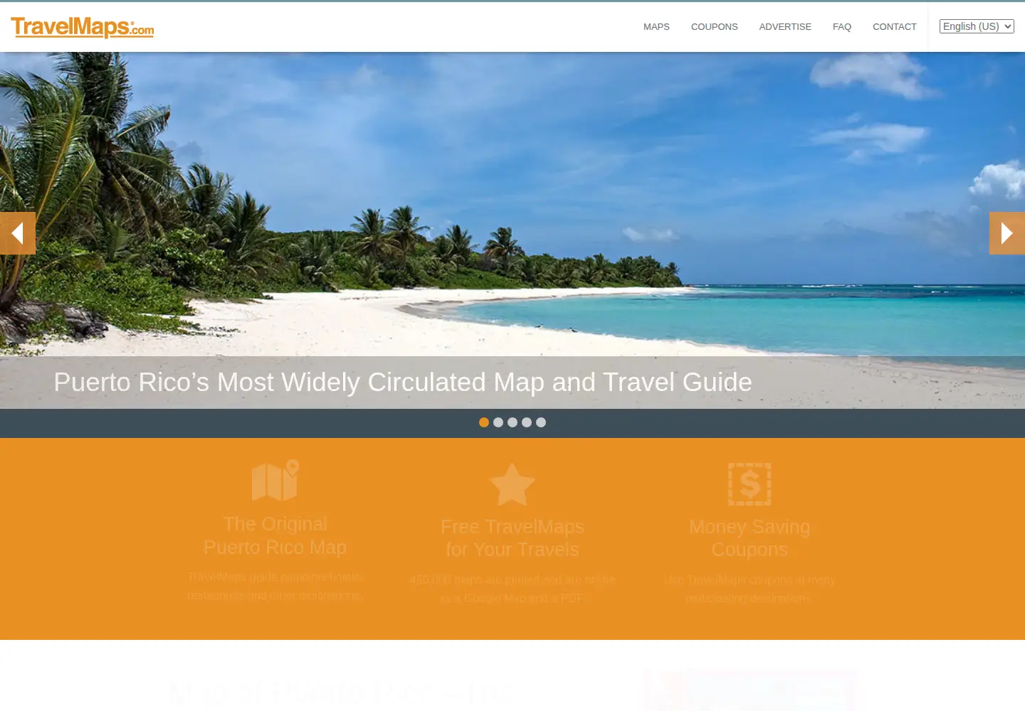 Screenshot of travelmaps.com