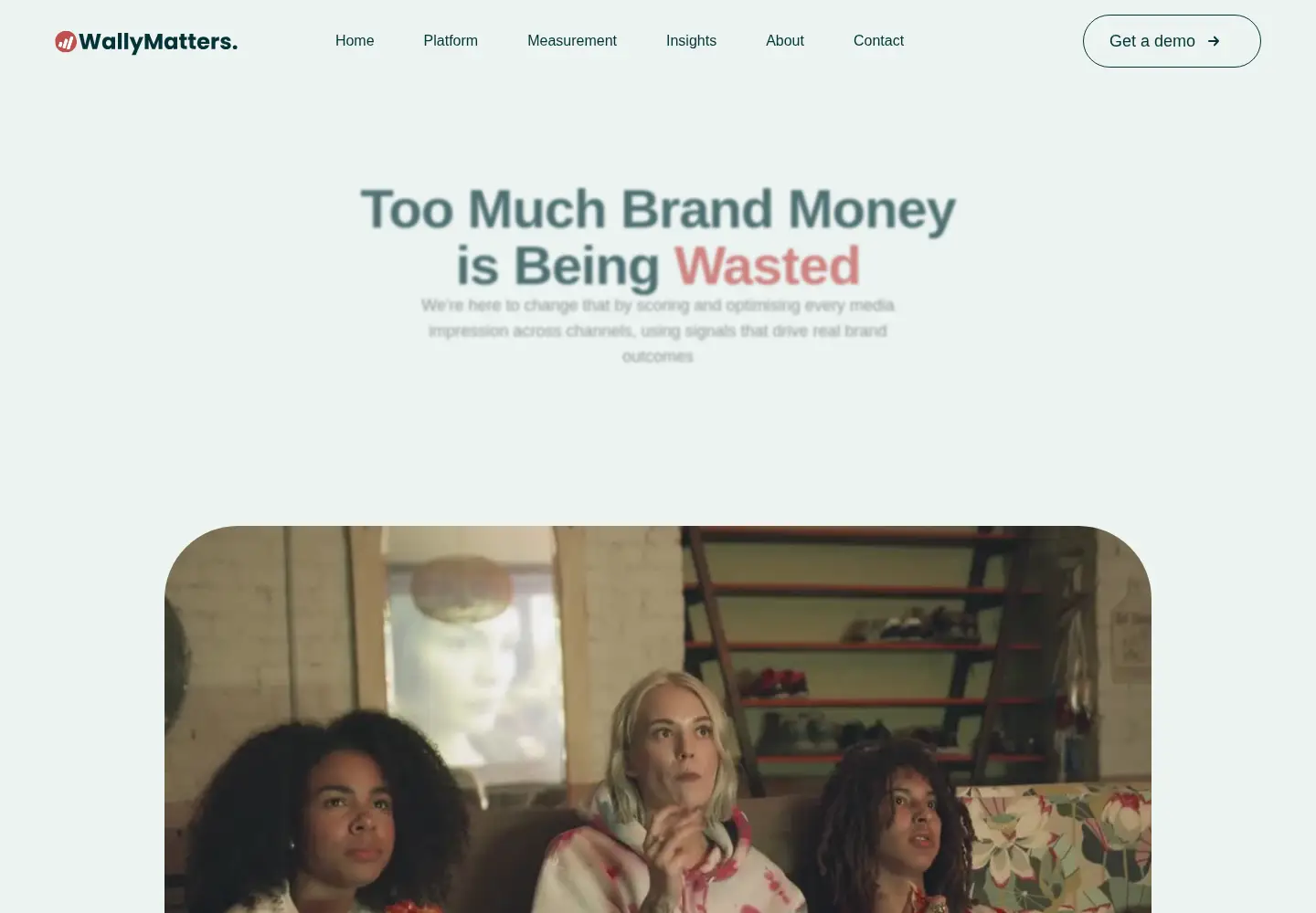 Screenshot of wallymatters.com