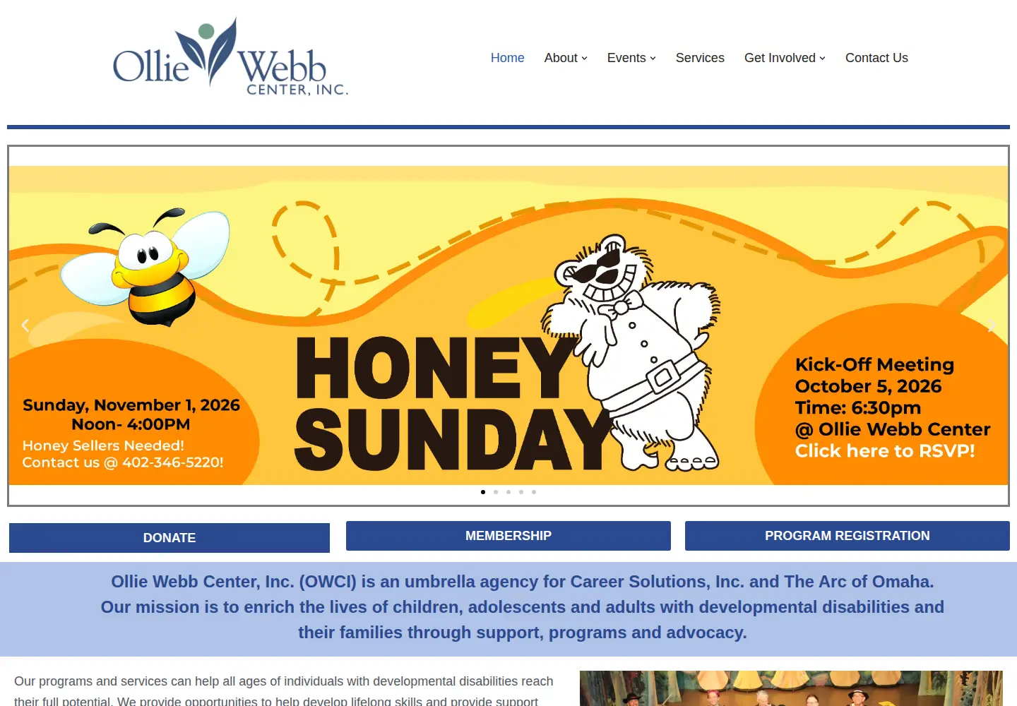 Screenshot of olliewebbinc.org