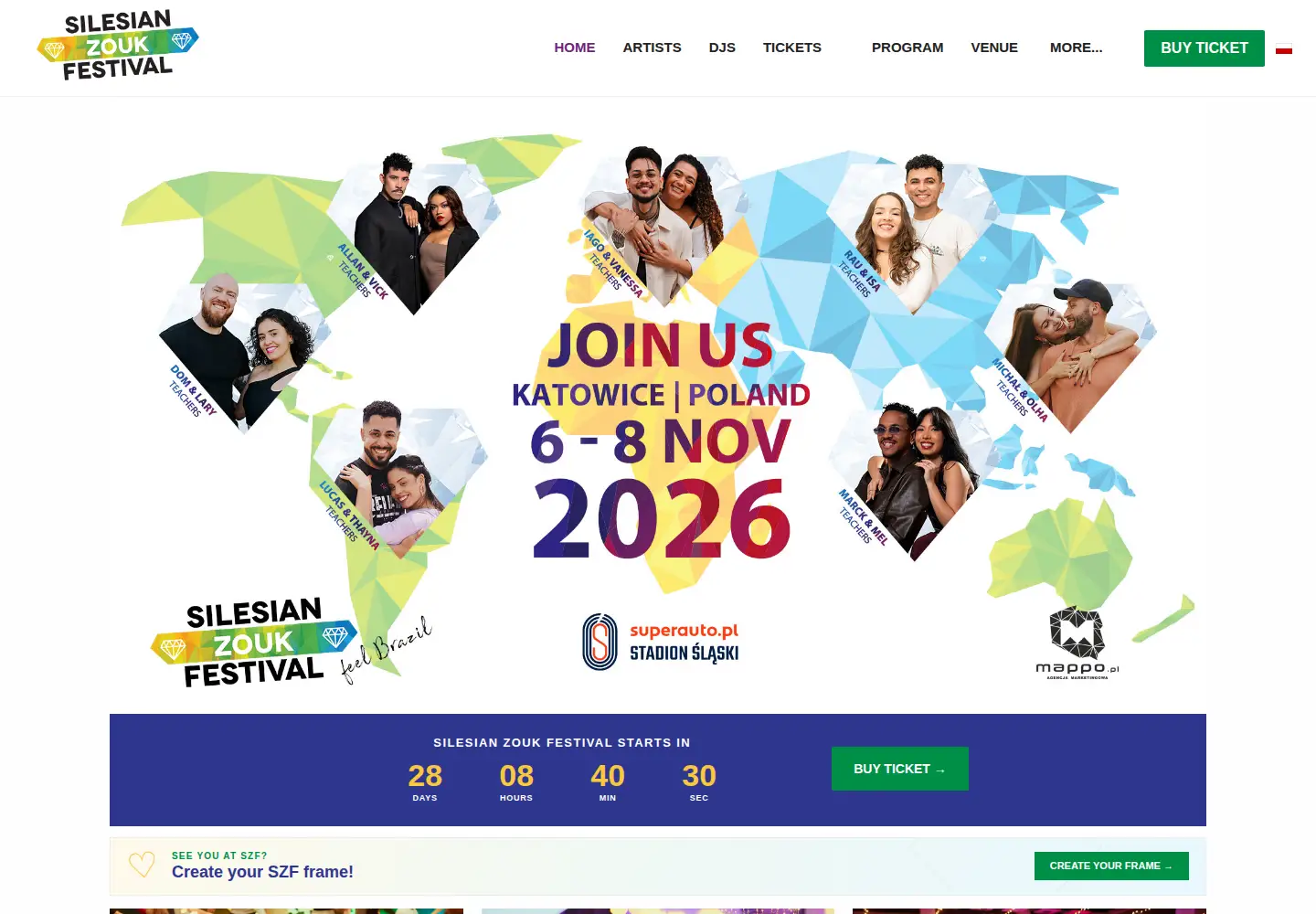 Screenshot of silesianzoukfestival.pl