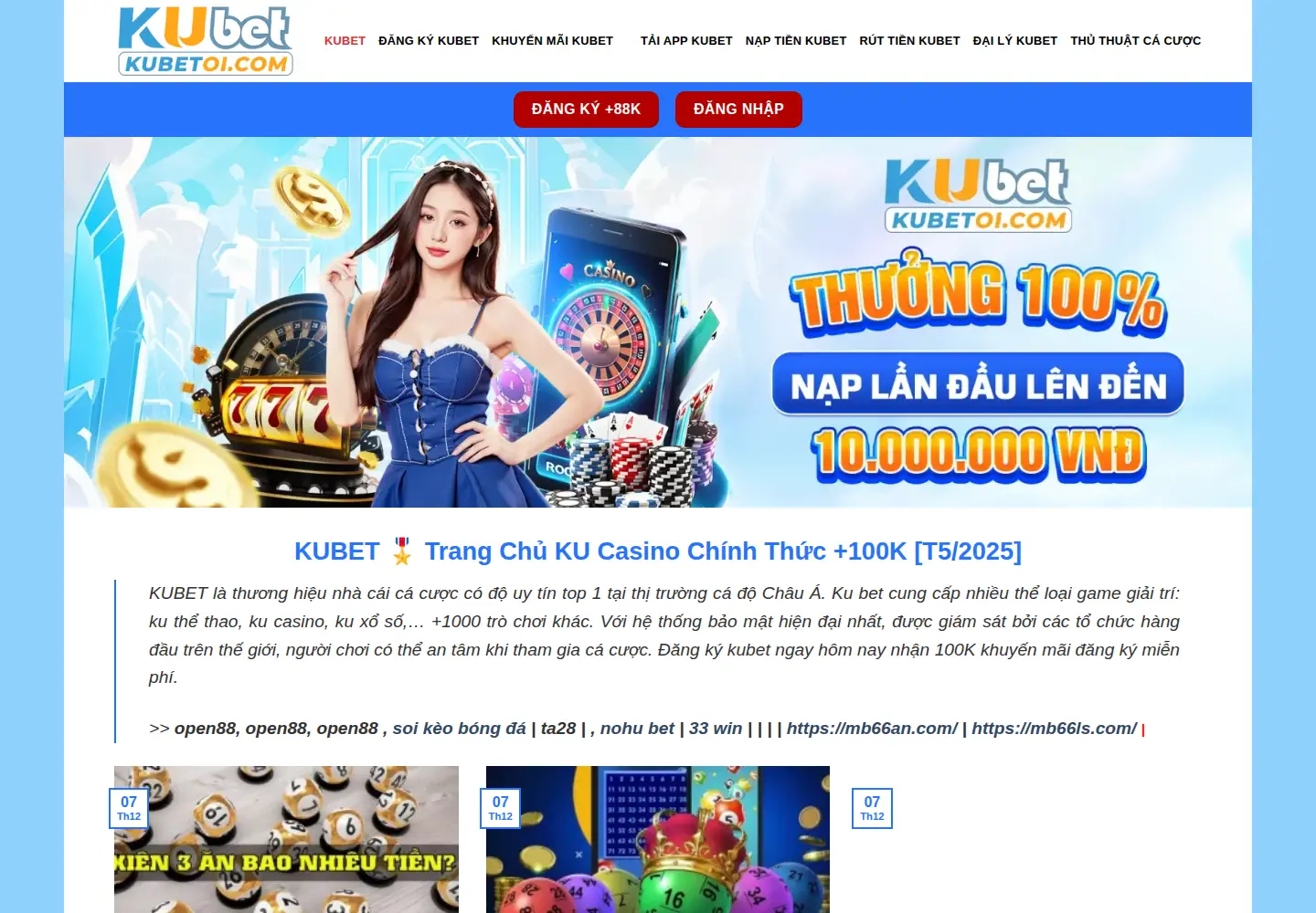 Screenshot of kubetoi.com