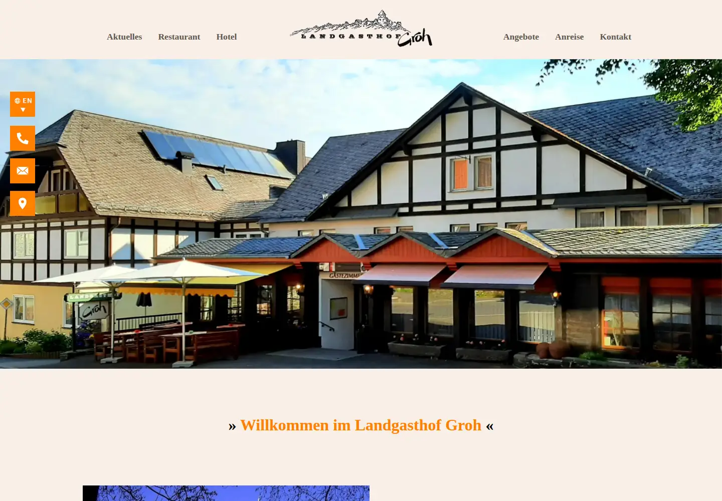 Screenshot of landgasthof-groh.de