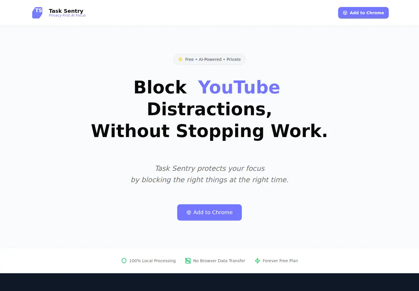 Screenshot of tasksentry.app