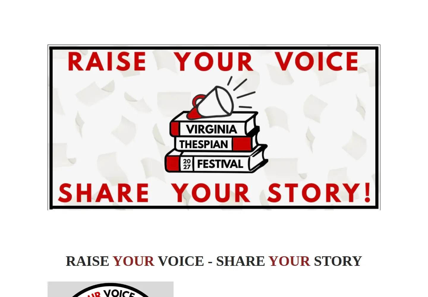 Screenshot of vathespian.org