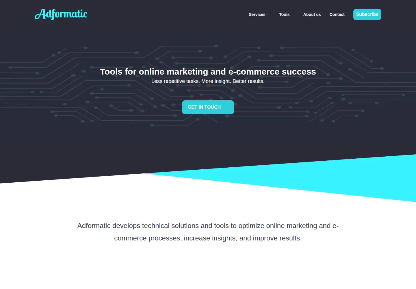 Screenshot of adformatic.com