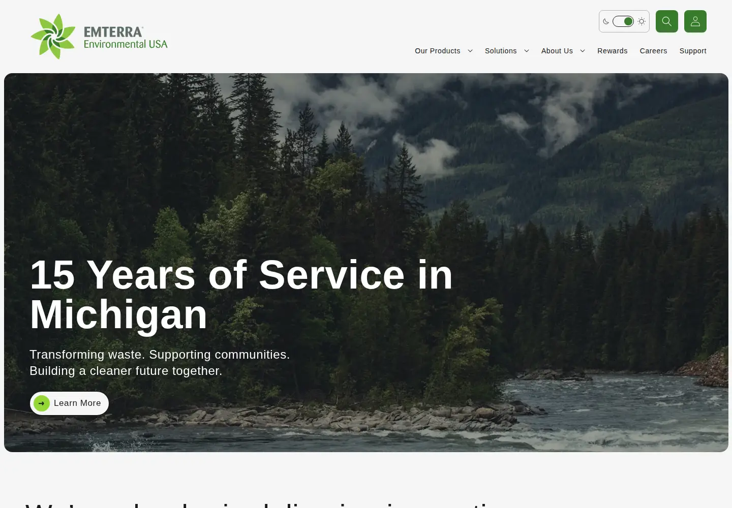 Screenshot of emterrausa.com