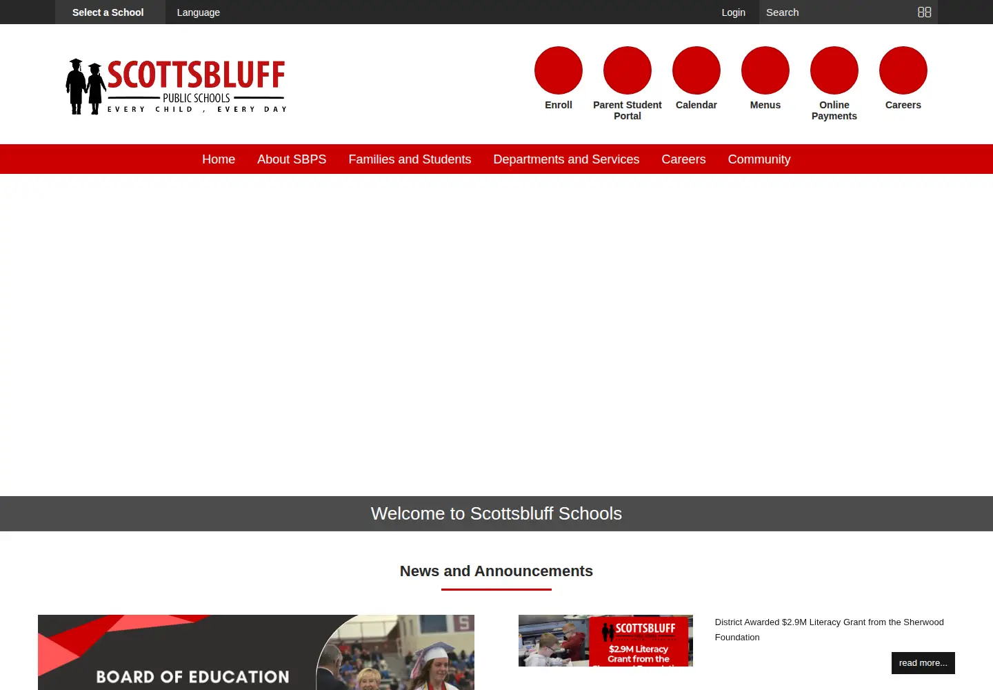 Screenshot of sbps.net