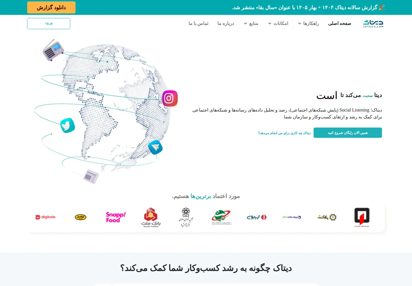 Screenshot of dataak.com